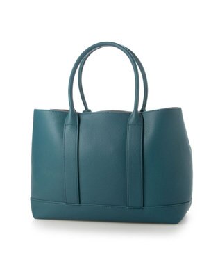 UNBILLION cachecache ショルダー付きパーテーション合成皮革トートL ターコイズ