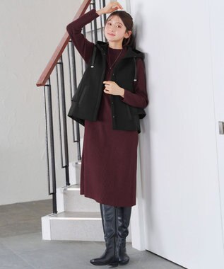 Tiaclasse ダンボールバックフレアベスト ブラック