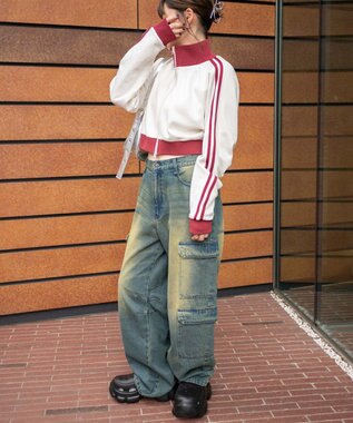 WEGO ショートトラックジャケット ワイン