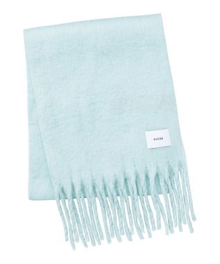 MOONBAT 【美人百花2月号/CanCam/andGIRL掲載】洗える ボリュームマフラー ソフトプレーン 幅40cm ミントグリーン