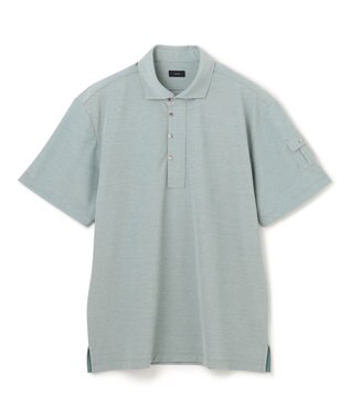 JOSEPH HOMME 【接触冷感】アイスコットンカノコ　ポロ ピーコックグリーン系