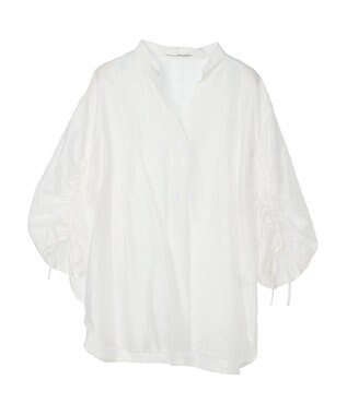 Green Parks ・ＥＬＥＮＣＡＲＥ　ＤＵＥ　ドロストスリーブチュニック Off White