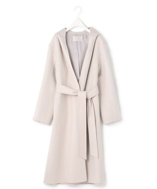 ICB ウールリバーフーデットコート トープ系