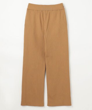 NAVE 【ReNAVE・手洗い可】スポンディッシュニットワイドリブパンツ キャメル系