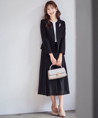 ANY SIS L 【洗える】レイヤードレース ブラウス オフ