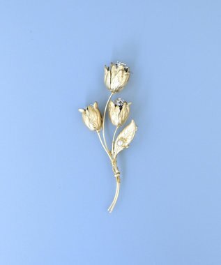 monshiro チューリップブローチ ゴールド