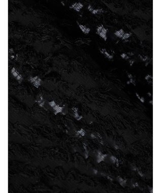 Green Parks AnriettMusee カットジャガードタックブラウス Black