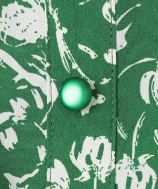 Feroux 【美人百花7月号掲載】フラワープリント ワンピース グリーン系9