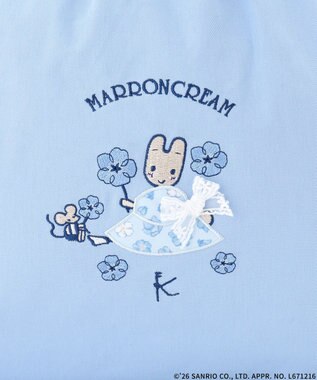 組曲 KIDS 【マロンクリーム×組曲 KIDS】トートバッグ サックスブルー