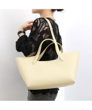 UNBILLION カシュカシュ cachecache / ポーチ付横長2ハンドルトート