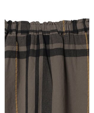 CRAFT STANDARD BOUTIQUE 先染めチェック（大）スカート Khaki