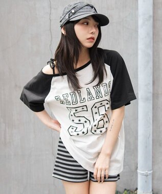 WEGO ２WAYグラフィックワンショルBIGT 柄9