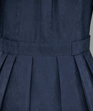 Tiaclasse 【新色追加・洗える】ピーチスキンバンドカラーワンピース ブルー