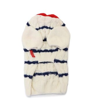 PET PARADISE リサとガスパール ボーダーニット 小型犬 白～オフホワイト