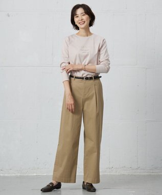 J.PRESS LADIES ロゴ Tシャツ ピンク系