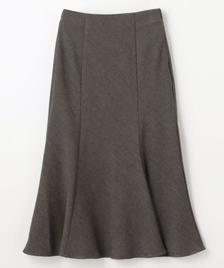 ANY 【ウエストゴム】ライトツイードマーメーイドスカート モカ