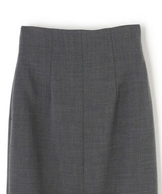 BEIGE， 【Precious 2月号掲載】LAC / 2WAYストレッチIラインスカート C.Gray