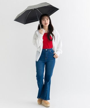 earth music&ecology 【予約】earth×Wpc.コンパクト日傘 Gingham Check