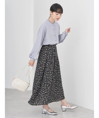 earth music&ecology ２ＷＡＹフリルブラウス Sax