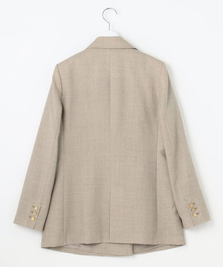 自由区 【セットアップ可】ライトウールトロピカル テーラードジャケット ベージュ系