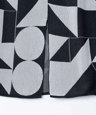 TRICOTE ○△□ PATTERN SKIRT / ○△□ パターン スカート 99BLACK
