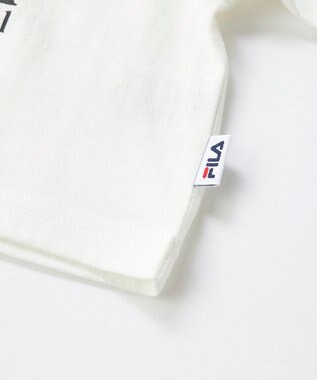 OP／FILA 【FILA】ショート丈半袖Tシャツ ホワイト