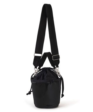 LeSportsac SM DRAWSTRING BUCKET/ブラックシャイン/ブラック ブラックシャイン/ブラック