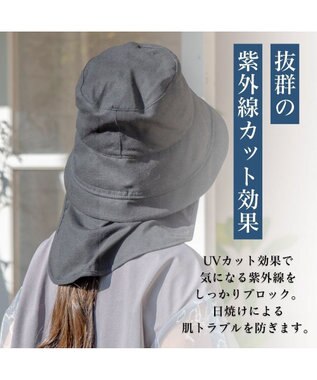 MOONBAT 帽子につける 冷感ネックガード UVカット UPF50 ブラック日除け 日焼け防止 帽子 たれ 母の日 ギフト ブラック