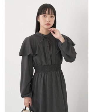 earth music&ecology デニムライクワンピース Black