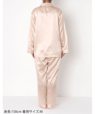 ワコール／睡眠科学 パジャマ シルク100% 長袖 長ズボン ここちよく眠れる 吸放湿性 レディース YDX542 睡眠科学／ワコール ピンク