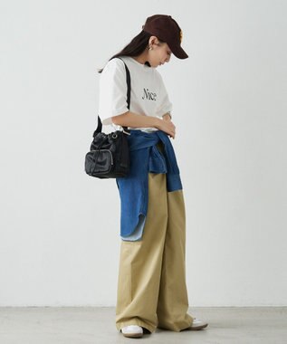 russet 《インフルエンサースタッフ企画》マルチショルダーバッグ(CE-1708) Black