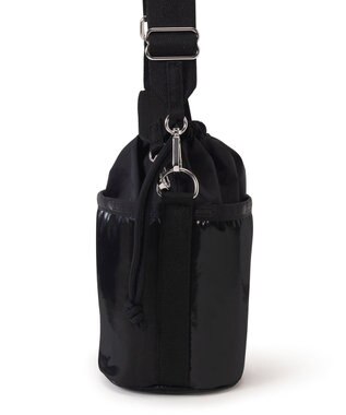 LeSportsac SM DRAWSTRING BUCKET/ブラックシャイン/ブラック ブラックシャイン/ブラック