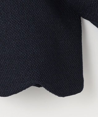 ANY KIDS 裾スカラップノーカラージャケット ネイビー