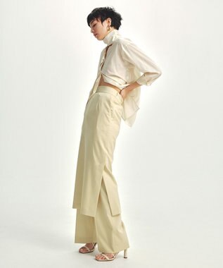 uncrave ツイミーツイル ワイドパンツ イエロー