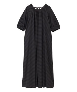 Green Parks ・ＳＵＧＡＲ　ＳＰＯＯＮ　ボーダーリブワンピース Charcoal Gray