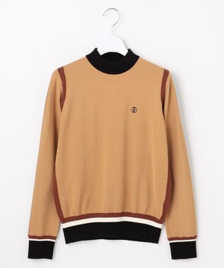 23区GOLF 【WOMEN】カラーブロックセーター ベージュ系