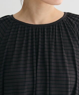 Green Parks ・ＳＵＧＡＲ　ＳＰＯＯＮ　ボーダーリブワンピース Charcoal Gray