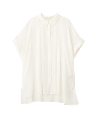 Green Parks タック入りオーバーサイズシャツ Off White