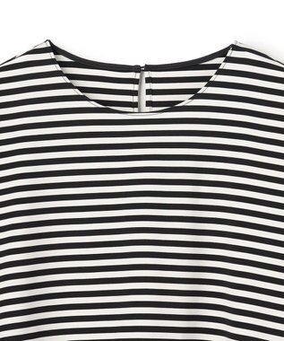 UNFILO BEAUTY FORM-T コンビティアード Ｔシャツ ボーダーブラック