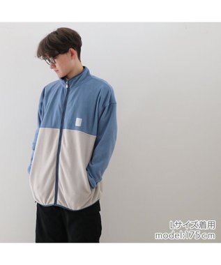 Mother garden しろたん フリース ジャケット ユニセックス Sサイズ/Mサイズ/Lサイズ 青