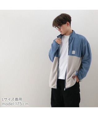 Mother garden しろたん フリース ジャケット ユニセックス Sサイズ/Mサイズ/Lサイズ 青