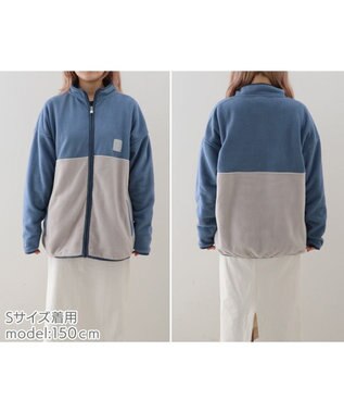 Mother garden しろたん フリース ジャケット ユニセックス Sサイズ/Mサイズ/Lサイズ 青