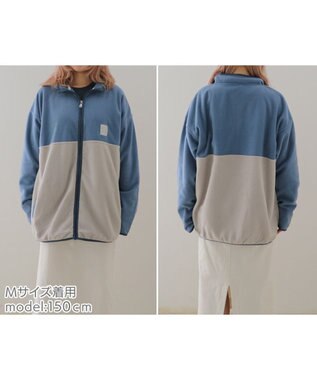 Mother garden しろたん フリース ジャケット ユニセックス Sサイズ/Mサイズ/Lサイズ 青