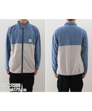 Mother garden しろたん フリース ジャケット ユニセックス Sサイズ/Mサイズ/Lサイズ 青