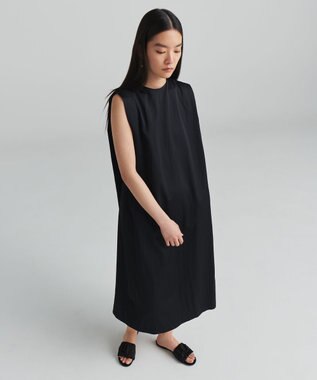 NAVE 【ReNAVE　洗える】グロスサテン ドレス ブラック系