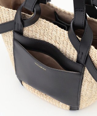 23区 【VIOLAｄORO】MIRO 2WAY トートバッグ ブラックミックス