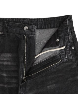 WEGO 【ユニセックス着用ITEM】スーパーバギーダーティデニムパンツ デニムブラックソノタ