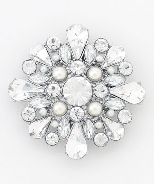 J.PRESS LADIES マグネットビジュー ブローチ