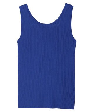 earth music&ecology ２ＷＡＹリブニットタンクトップ Blue
