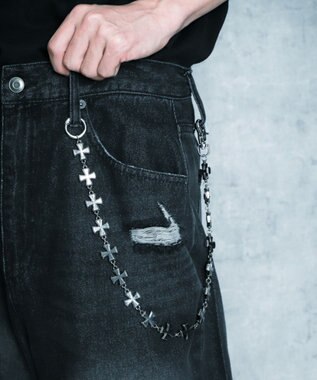 WEGO Mモチーフウォレットチェーン 柄3